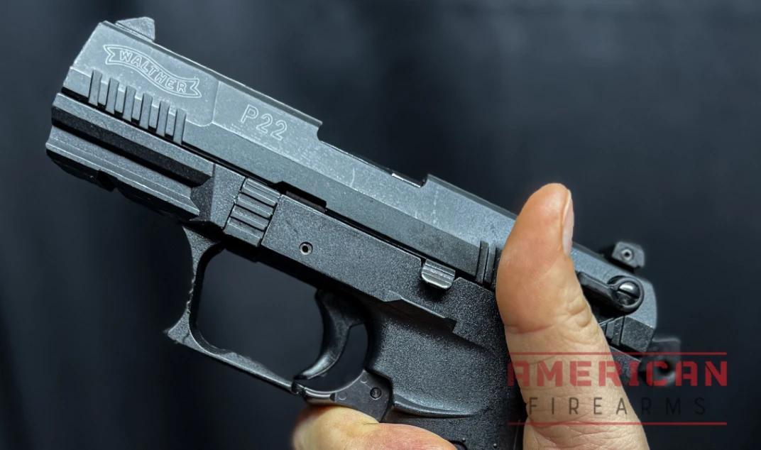 Walther's P22 is a more tactically-focused rimfire pistol
