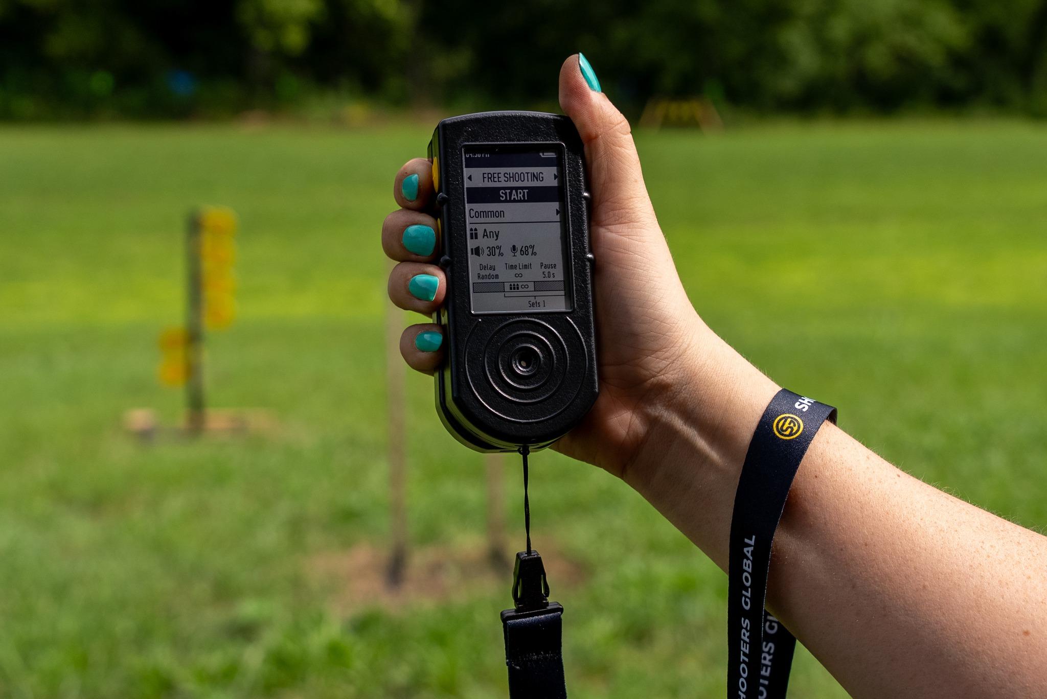 The SG Timer 2 caught every single shot when we dialed in the firearm-specific sensitivity settings.