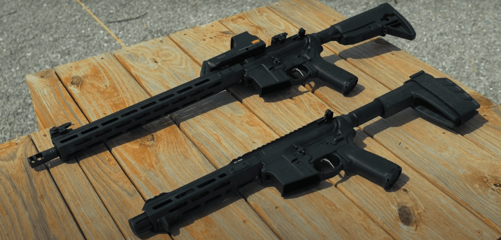 Springfield Saint Victor, compared to Saint AR pistol