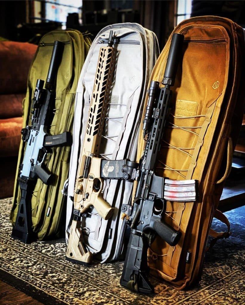 Lots of gun cases. Via Savior Equipment