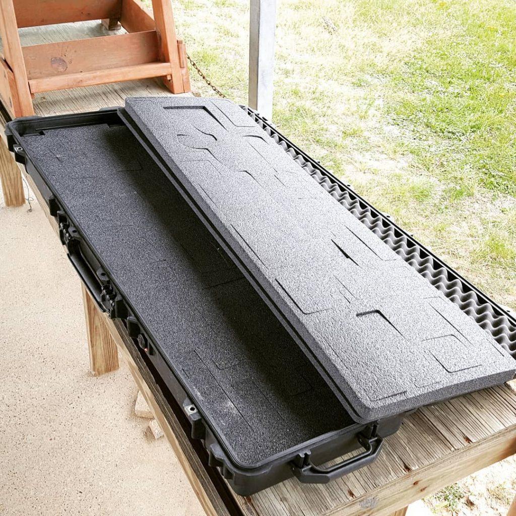 Hard-sided gun cases give you maximum protection, but often require customization to fit your firearm. They're also much heavier than soft cases and won't fold up to fit tight spaces.