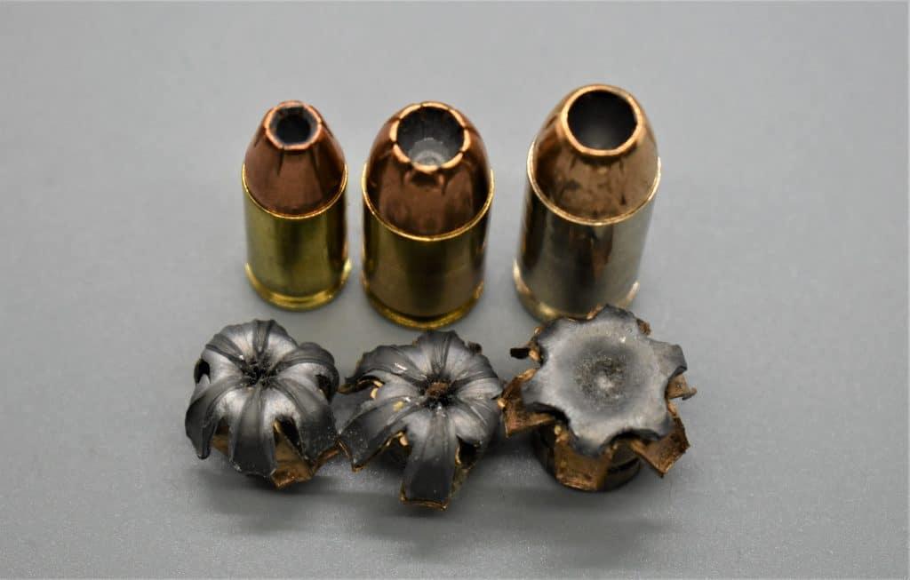 9mm, 10mm, & .45 JHPs and Mushrooms