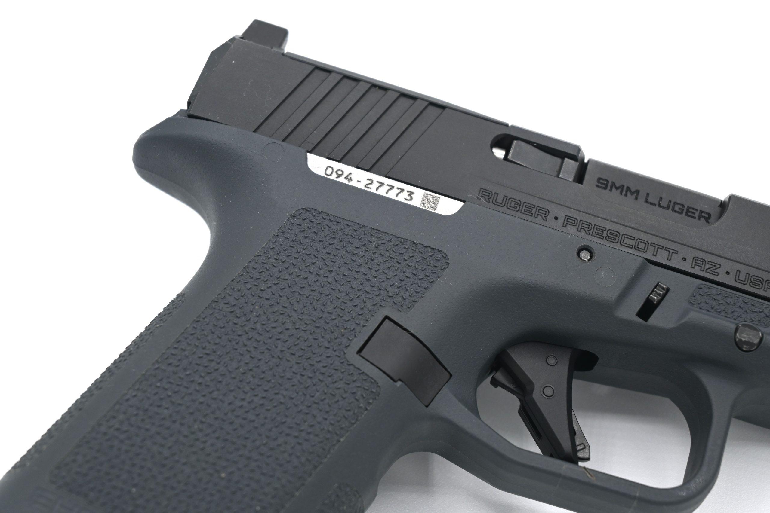 Close-up of the TSP grip texture and improved ergonomics
