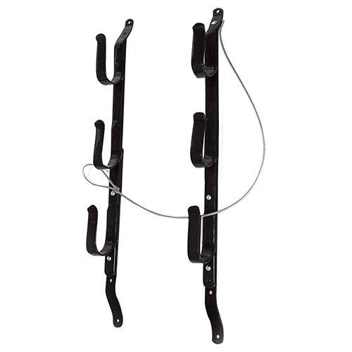 Allen Company Shotgun, Rifle, and Bow Truck Rear Window Gun Rack - Firearm Mount for Car or Wall - Adjustable Design - Black
