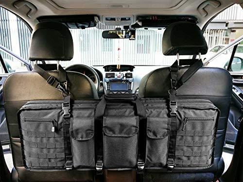 Otomitake 36 inches Double Long Soft Rifle Case Lockable Gun Cases, Storage Range Scopes Bag Firearm Transportation Car Seat Back Gun Rack Organizer for Hunting Shooting