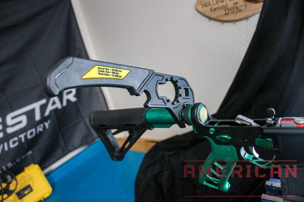 Use your armorer’s wrench to tighten the castle nut to 40 ft. lbs.