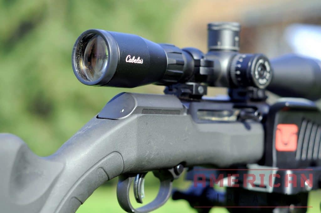 Given the receiver is drilled and tapped -- a simple 3x9 rimfire optic dropped into a scope mount is all you need to burn through hundreds of rounds with a smile on your face.