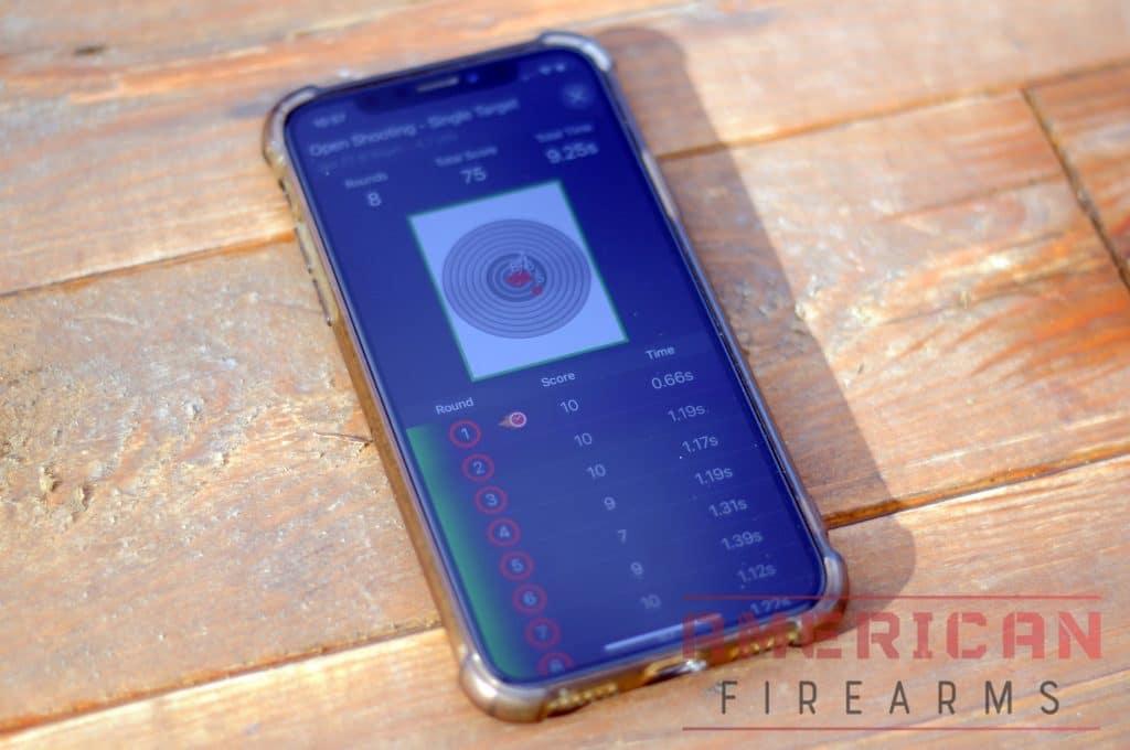 While I could shoot faster than the app would recognize I got the hang of pulling together nice long strings.