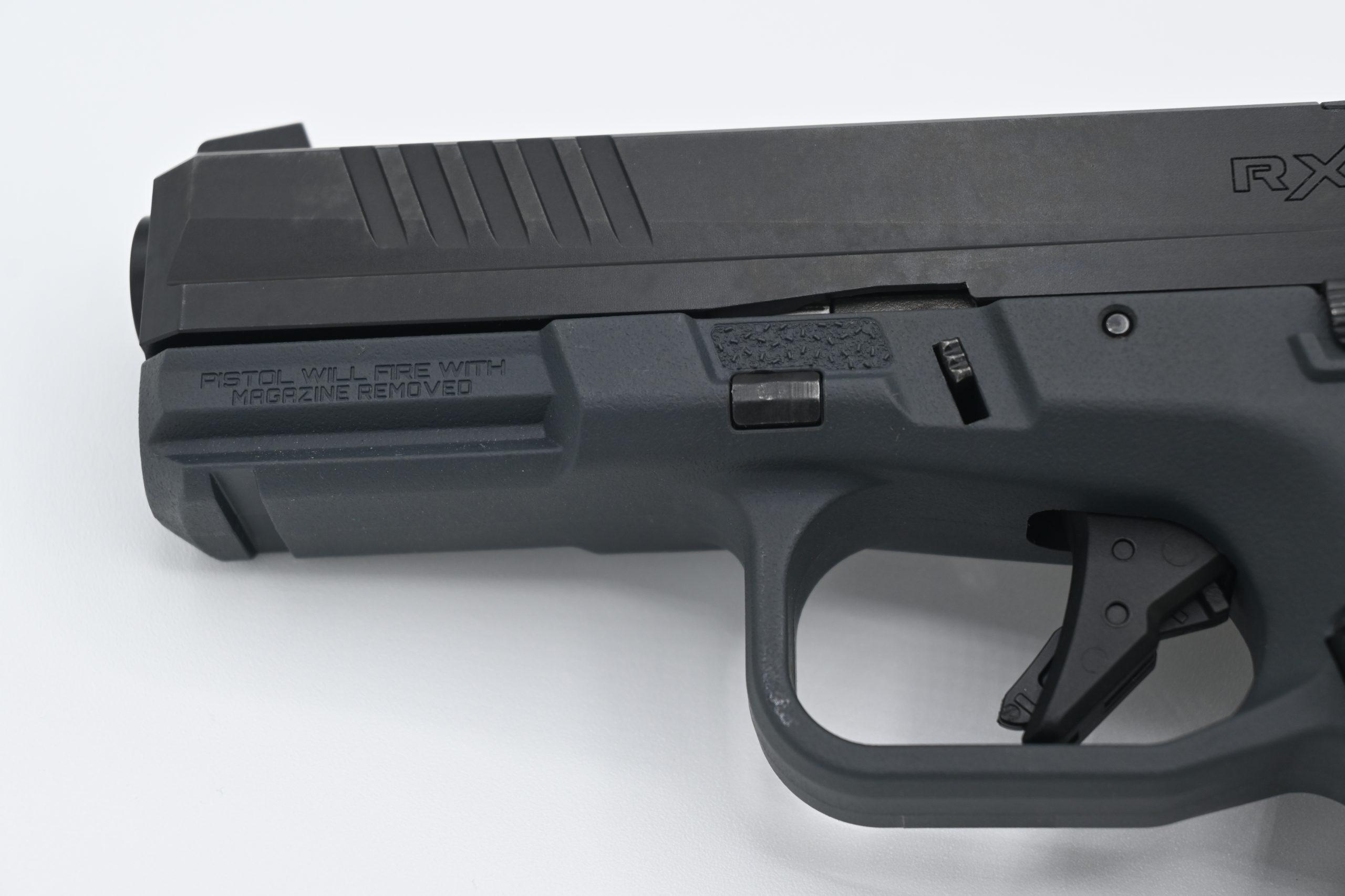 The RXM's slide serrations are plenty aggressive