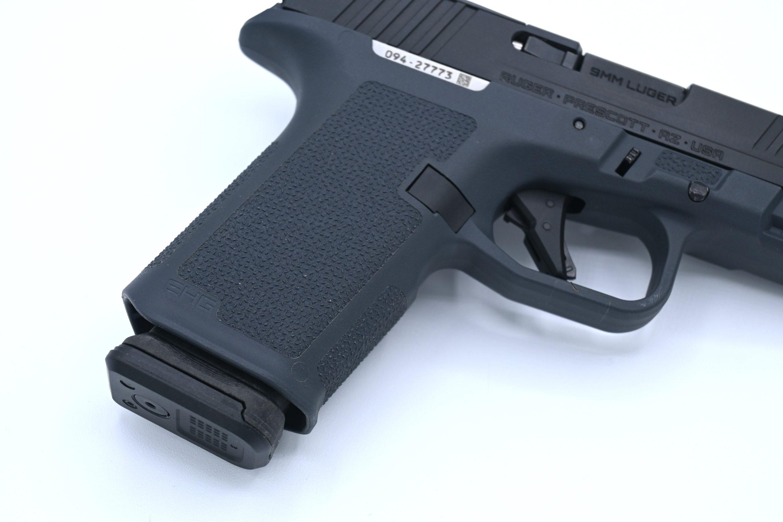 Magpul's grip moves to a 20-degree angle, versus Glock's 22, and in our testing the RXM consistently pointed more naturally than our Glock 19.