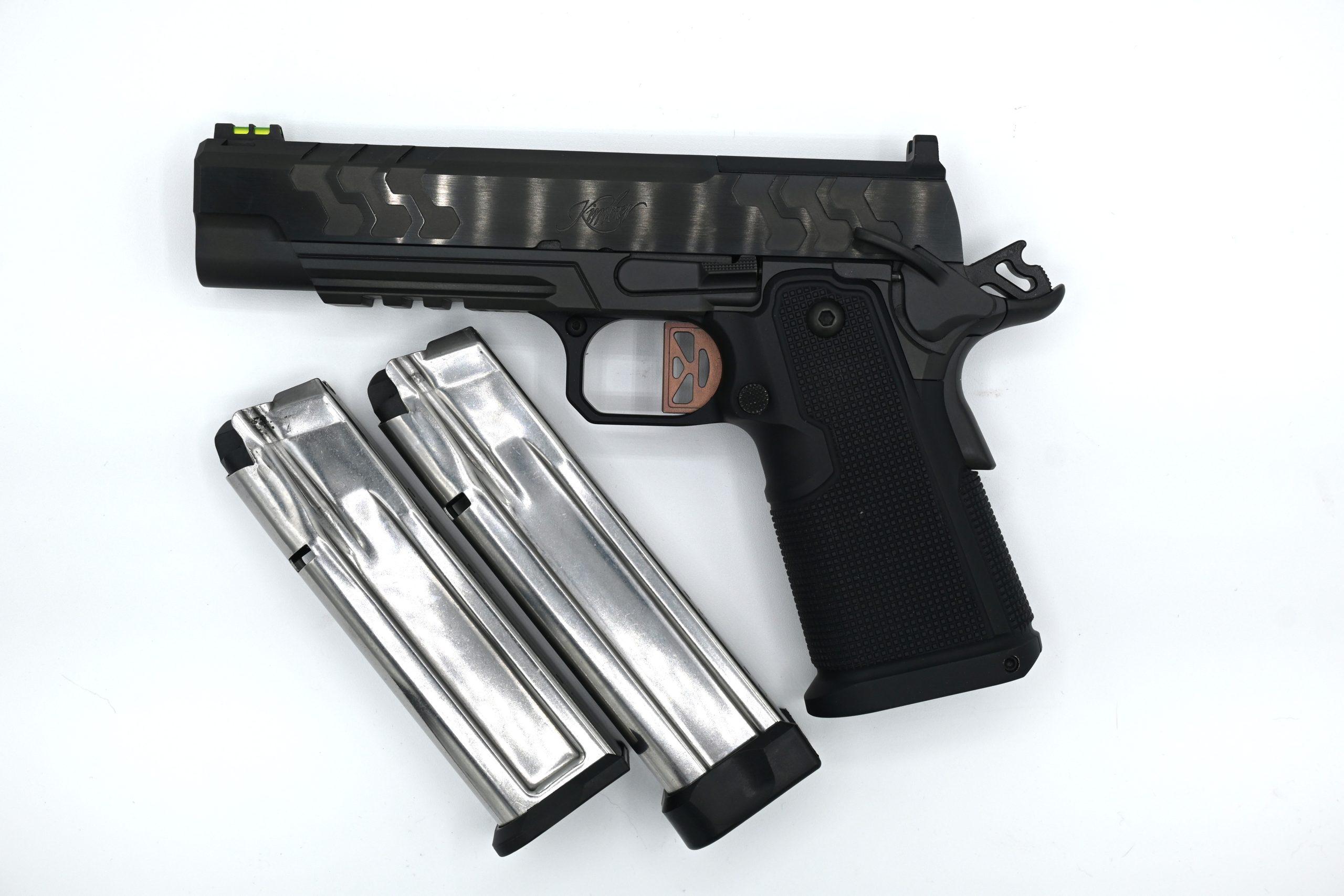 Every 2K11 ships with three magazines; shown here is the 17-round & 20-round mags that come with the 9mm variant.