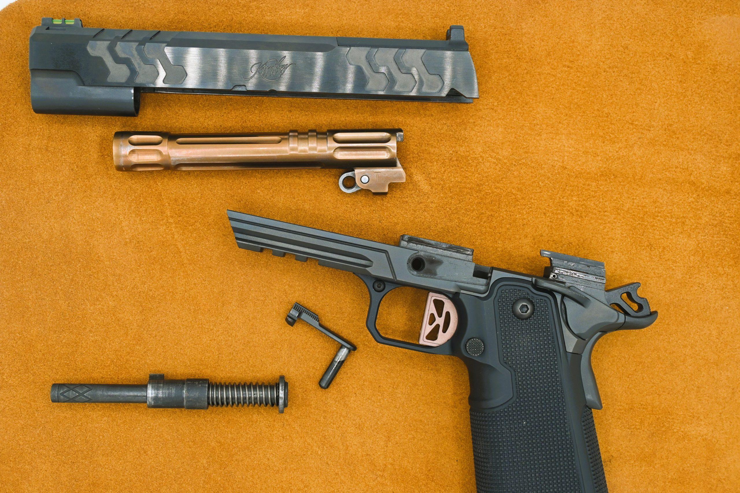 For the 2K11 Kimber machined an aluminum grip module that bridges traditional craftsmanship with contemporary capacity demands.