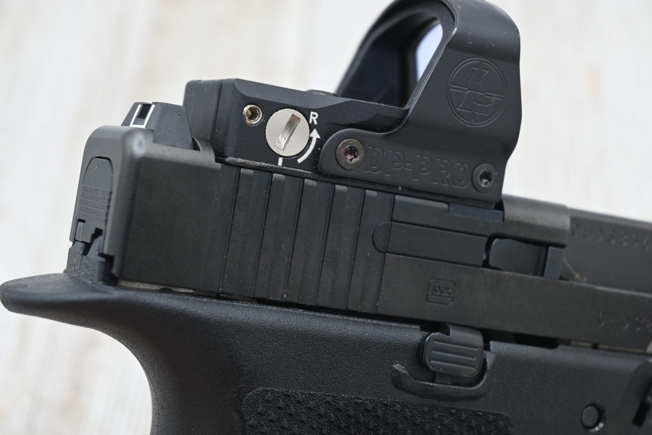 The new Optics Ready System allows a red dot to mount directly to the slide with two screws