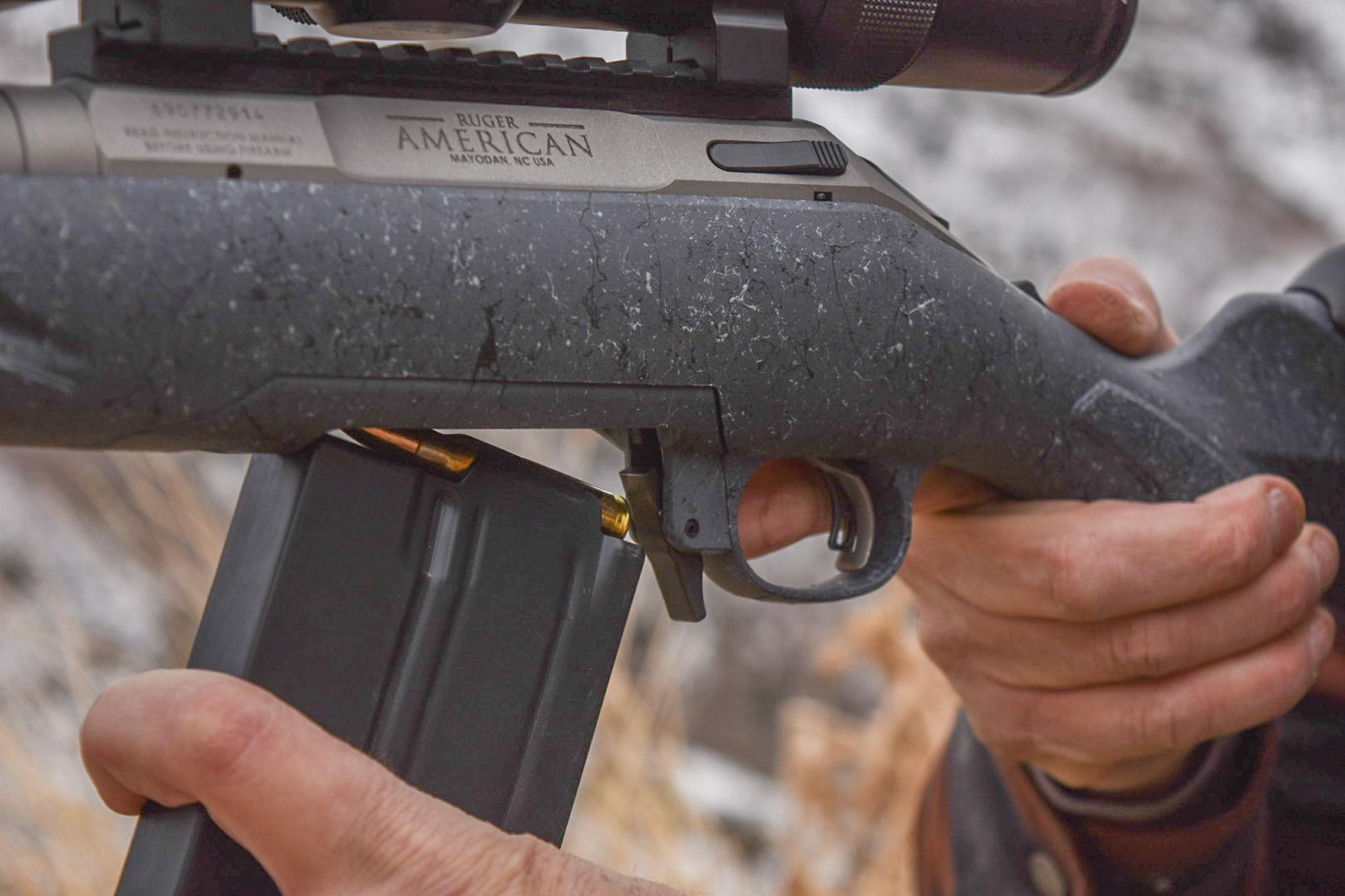 Slight gripe: the mag release button is quite a reach for the finger, and you won't be able to reach it without breaking your grip.