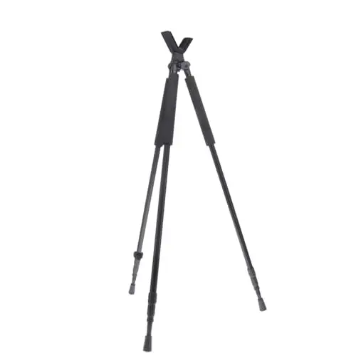 TRUGLO Solid Shot Versatile Durable Adjustable Collapsible Rifle Shooting & Crossbow Hunting Tripod w/Rotating Head Design - 22-68 in. Length