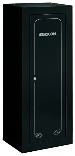 Stack-On GCB-1522 Steel 22-Gun Security Gun Cabinet with Foam Barrel Rests, Black