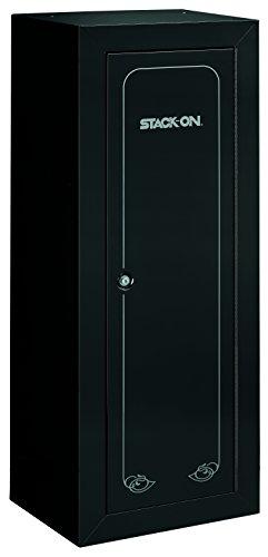 Stack-On GCB-1522 Steel 22-Gun Security Gun Cabinet with Foam Barrel Rests, Black